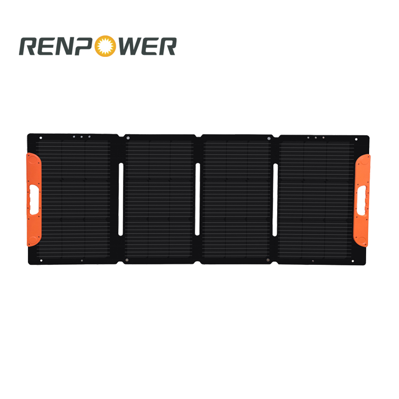 Blaincéad gréine foldable agus éadrom 200W
